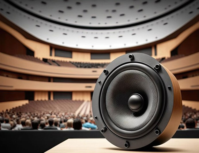professional sound system speaker
