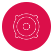 wall mounted speaker icon