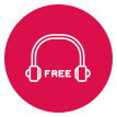 ad free music icon